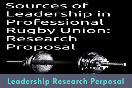 sample research proposal on leadership and organizational performance