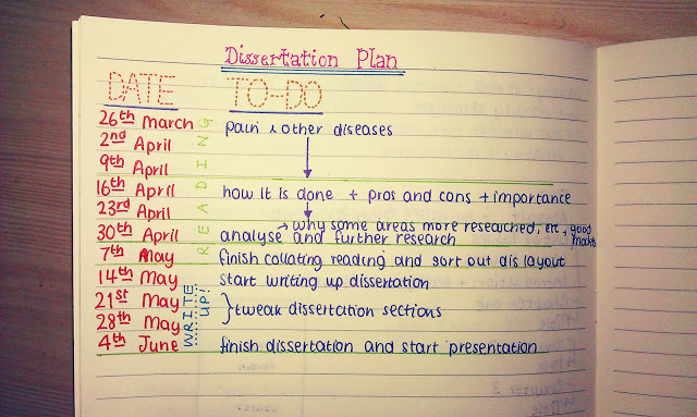 dissertation 5000 words structure