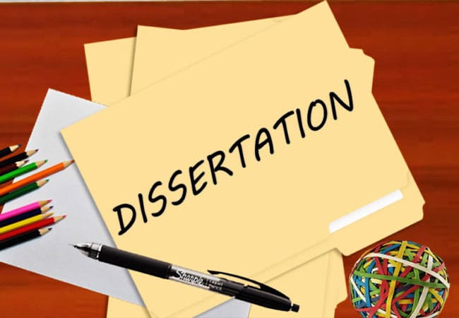 what is meant by the word dissertation