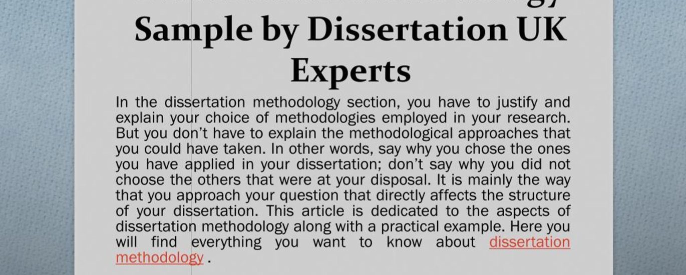 dissertation samples