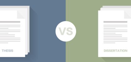 PhD Thesis Vs Dissertation